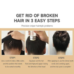 Hair Wax Stick & Comb Set Fly Away Tamer For Smoothing & Frizz Control