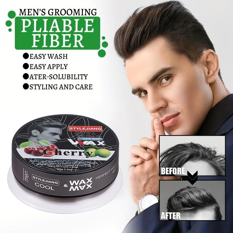 Men's Hair Styling Wax Long Lasting Strong Hold Hair Mud Natural Look