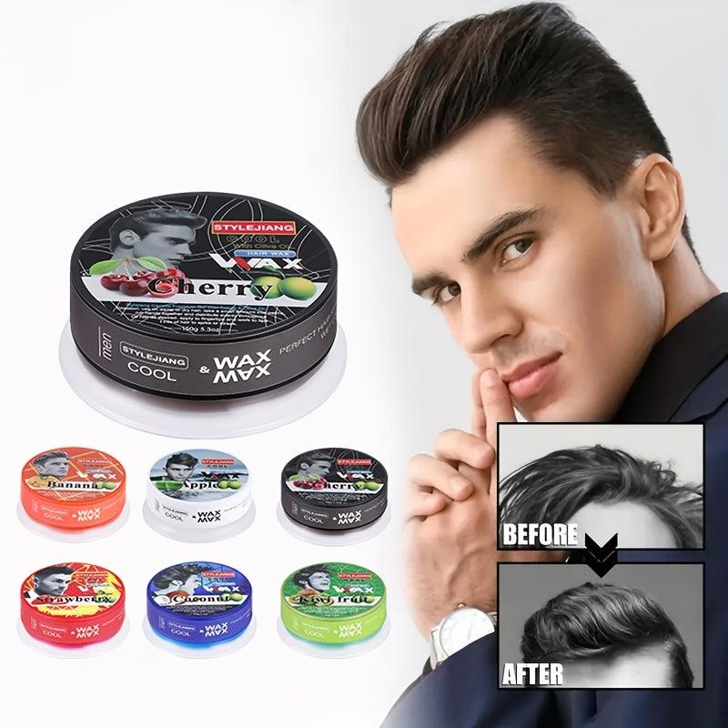 Men's Hair Styling Wax Long Lasting Strong Hold Hair Mud Natural Look