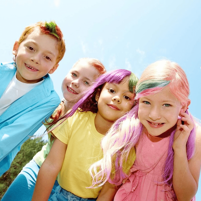 12pcs Colorful Hair Chalk Temporary Hair Pen for Girls Ages 3-10
