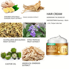 Vitamins Hair Care Keratin Cream with Biotin & Collagen