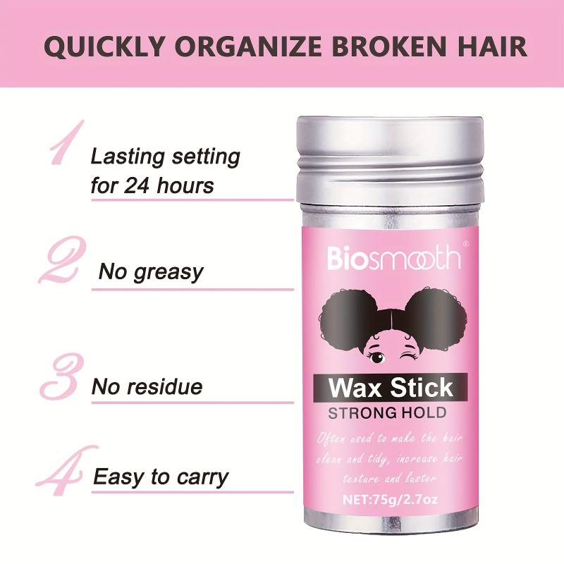 4pcs Edge Control Wax Stick Set with Headband & Brush
