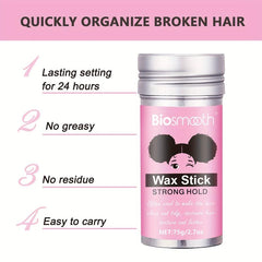 4pcs Edge Control Wax Stick Set with Headband & Brush