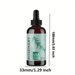 Organic Rosemary Essential Oil 30ml for Hair Skin and Nails