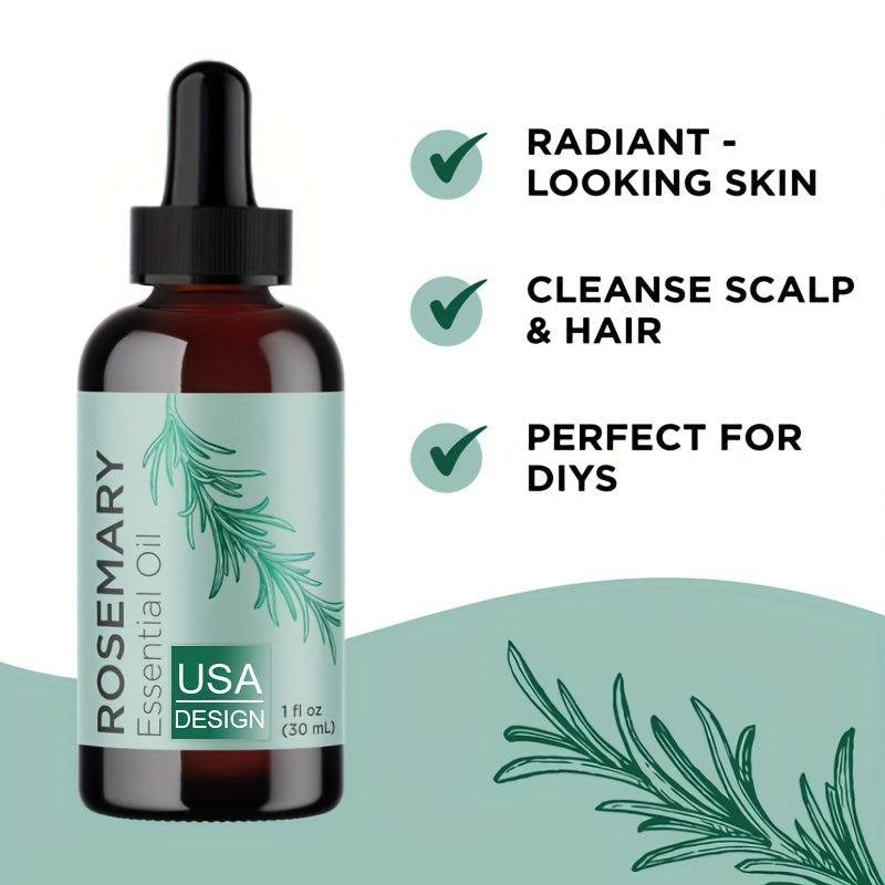 Organic Rosemary Essential Oil 30ml for Hair Skin and Nails