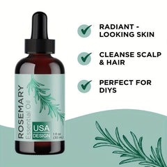 Organic Rosemary Essential Oil 30ml for Hair Skin and Nails