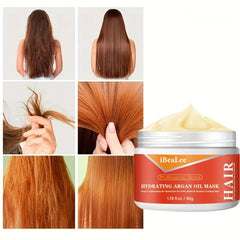 Hydrating Argan Mask for Dry Hair - Deep Conditioning Repair Treatment