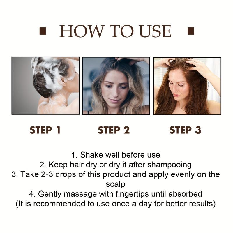 Hair Care Serum Strengthens and Protects Hair Roots