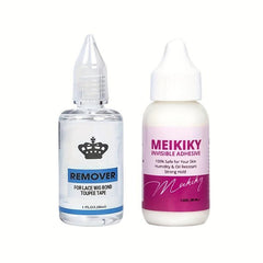 2pcs Wig Glue & Remover Set Waterproof Lace Front Bold Hold Lace Glue