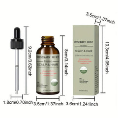Rosemary Peppermint Hair Care Essential Oil for Repairing Split and Dry Hair