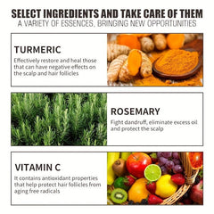Rosemary Peppermint Hair Care Essential Oil for Repairing Split and Dry Hair