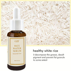 Organic Rice Water Hair Serum Revitalize Strengthen Men Women
