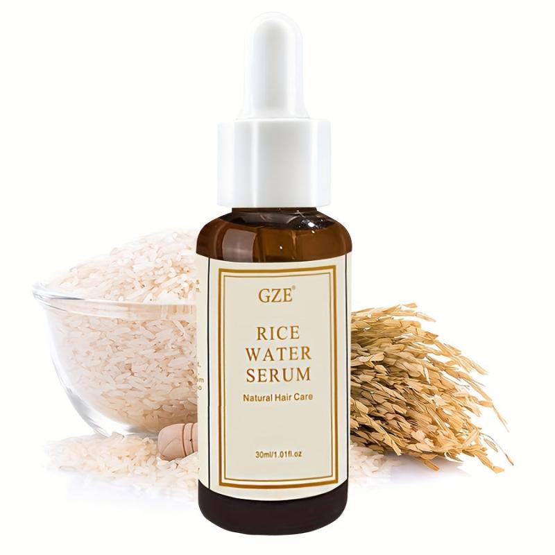 Organic Rice Water Hair Serum Revitalize Strengthen Men Women