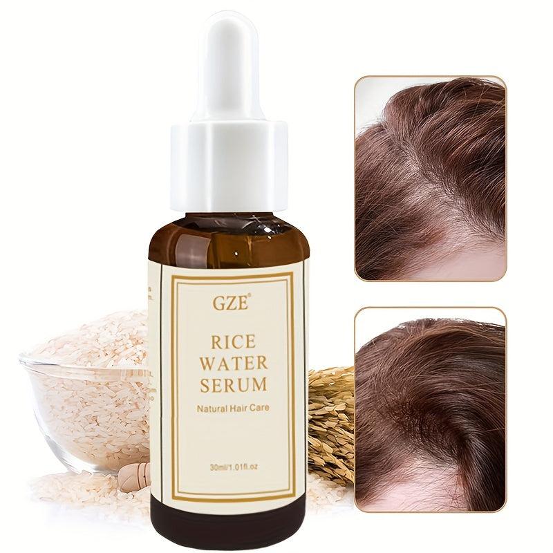 Organic Rice Water Hair Serum Revitalize Strengthen Men Women
