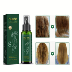 Ginseng Hair Essence Spray 100ml - Repairs Split Ends, Strengthens Hair