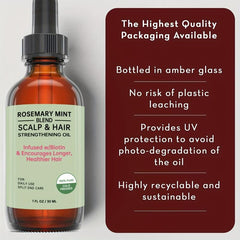 Rosemary Mint Scalp & Hair Strengthening Repair Serum 1 fl oz