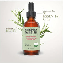 Rosemary Mint Scalp & Hair Strengthening Repair Serum 1 fl oz