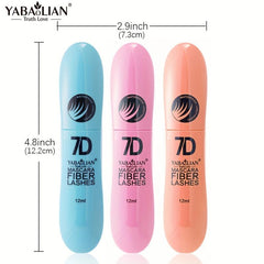 7D Mascara Sets Waterproof, Smudge Proof, Long Base Mascara Eyelashes Primer