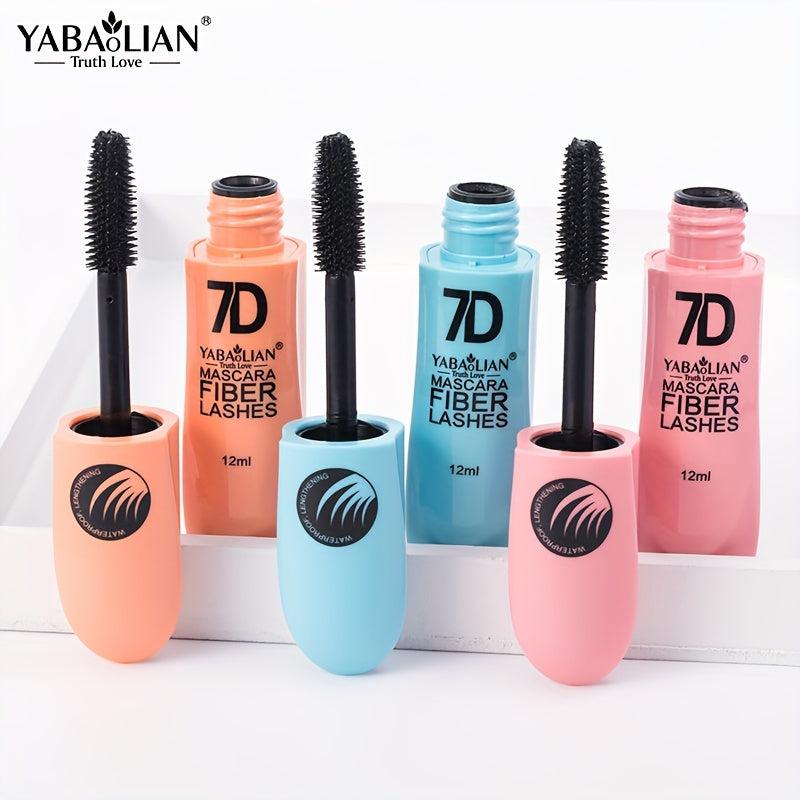 7D Mascara Sets Waterproof, Smudge Proof, Long Base Mascara Eyelashes Primer