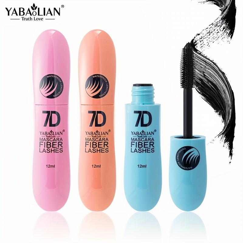 7D Mascara Sets Waterproof, Smudge Proof, Long Base Mascara Eyelashes Primer