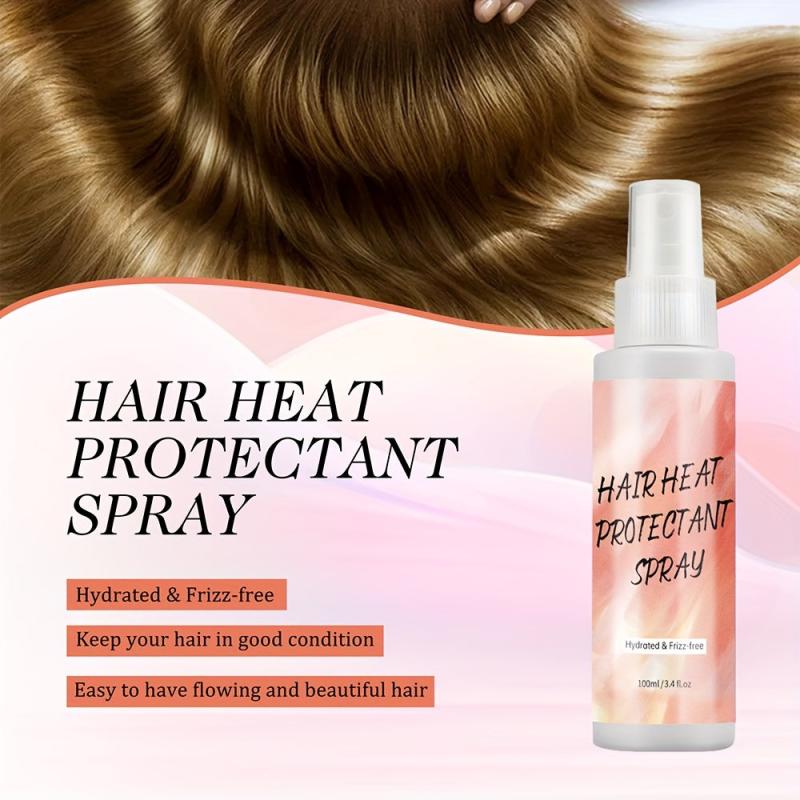 100ml Hair Heat Protectant Spray for All Hair Types