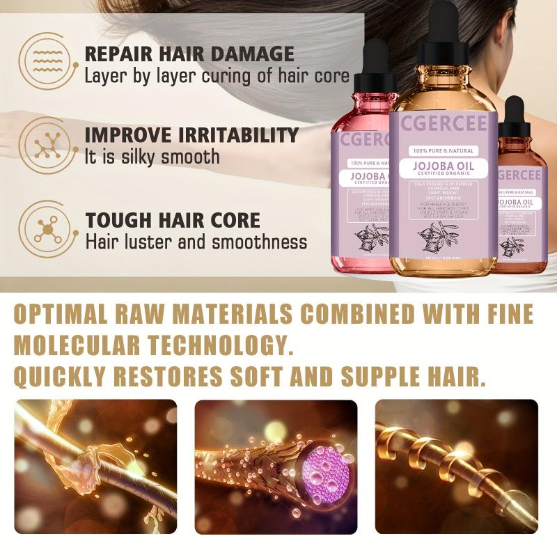 Jojoba Hair Care For Smoothing Damaged Hair