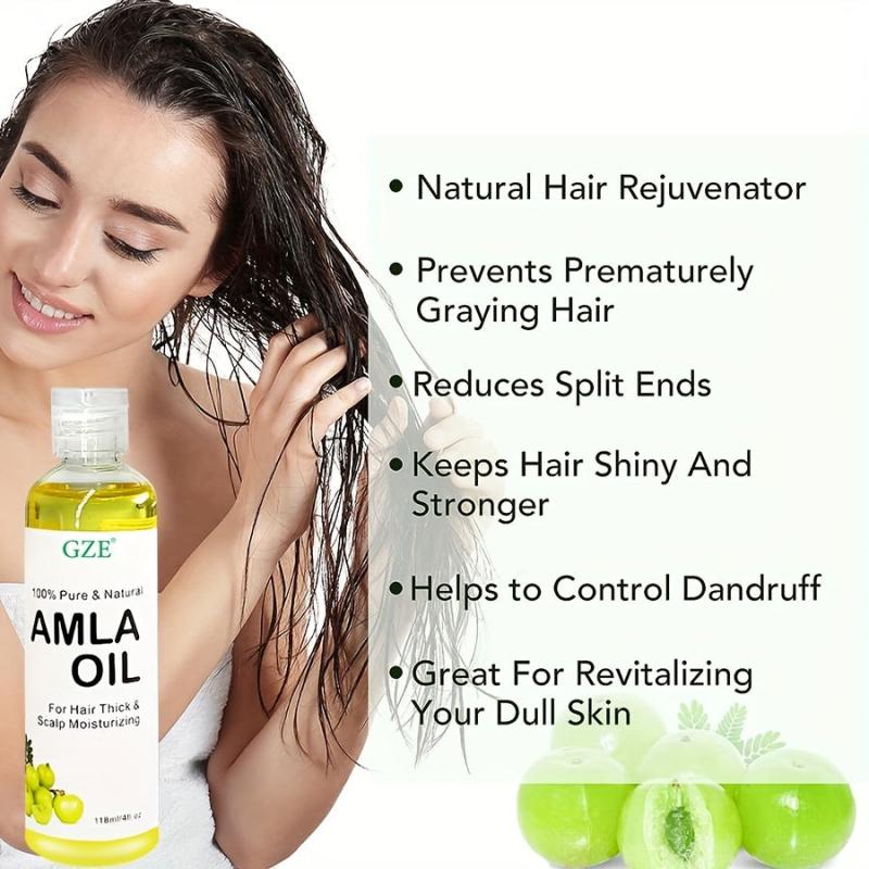 Amla Hair: Healthy Hair Shine & Moisturized Scalp for Men and Women