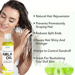 Amla Hair: Healthy Hair Shine & Moisturized Scalp for Men and Women