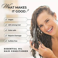 Rosemary Peppermint Essential Shampoo & Conditioner - Hair Care Products