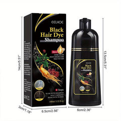 Darken Hair Shampoo for Gray Hair - Plant Extract Hair Shampoo