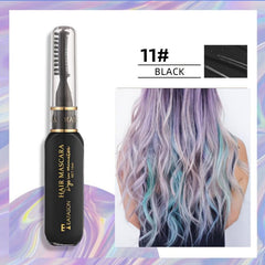 Halloween Disposable Hair Dye Chalk Comb - Instant Hair Highlight Mascara