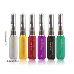 Halloween Disposable Hair Dye Chalk Comb - Instant Hair Highlight Mascara