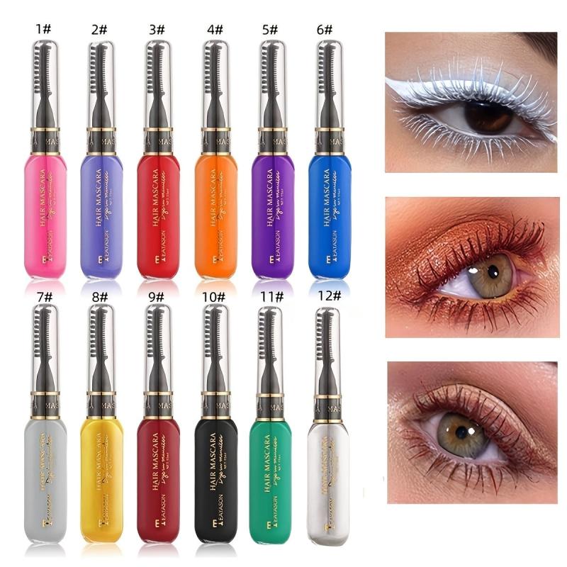 Halloween Disposable Hair Dye Chalk Comb - Instant Hair Highlight Mascara