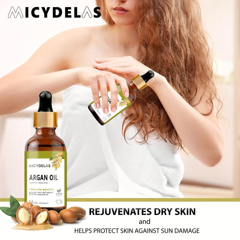 30ml 100% Pure Argan Hair Care Serum for Dry & Damaged Hair