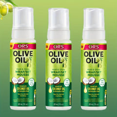 Coconut Infused Hold & Shine Wrap Set Hair Mousse