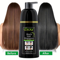 400ml Instant Hair Shampoo Natural Temporary Hair Dye For Men Women