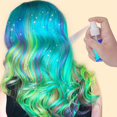 Y2K Halloween Party Hair Coloring Spray - Glitter Hairdressing Spray