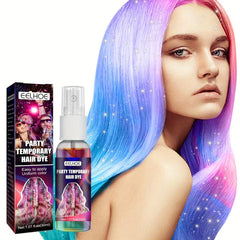 Y2K Halloween Party Hair Coloring Spray - Glitter Hairdressing Spray