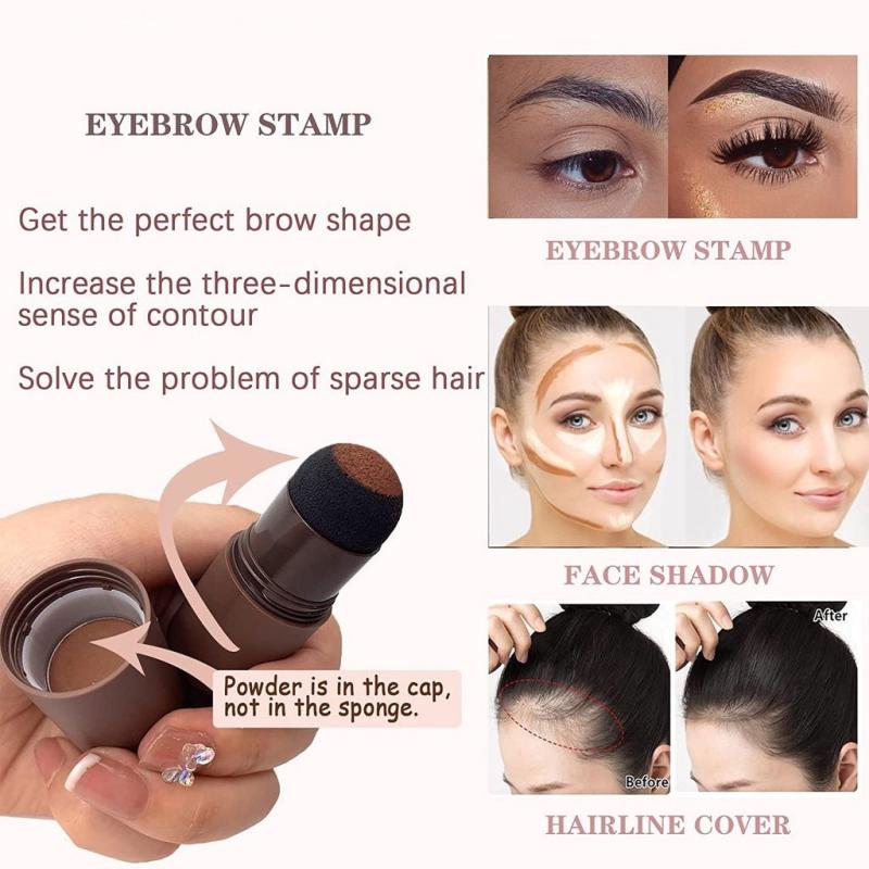 Waterproof Eyebrow Styling Kit Long Lasting Stamp Stick Stencil Brushes