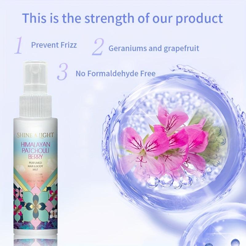 Patchouli Berry Hair & Body Mist, Grapefruit Fragrance, 2.82 fl Oz