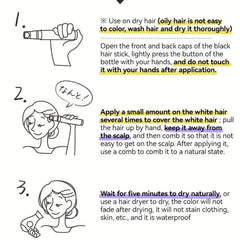 Temporary Hair Dye Comb for Men and Women