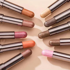 10 Colors Waterproof Diamond Eyeshadow Stick Matte Pink Silkworm Champagne