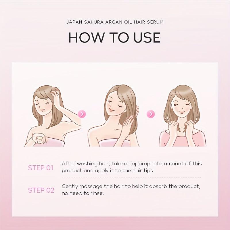 Sakura Argan Hair Serum For All Hair Types