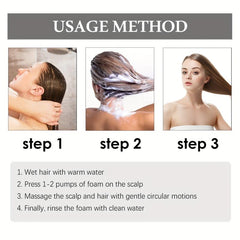 Hair Boosting Foam Shampoo Rejuvenating Foaming Shampoo