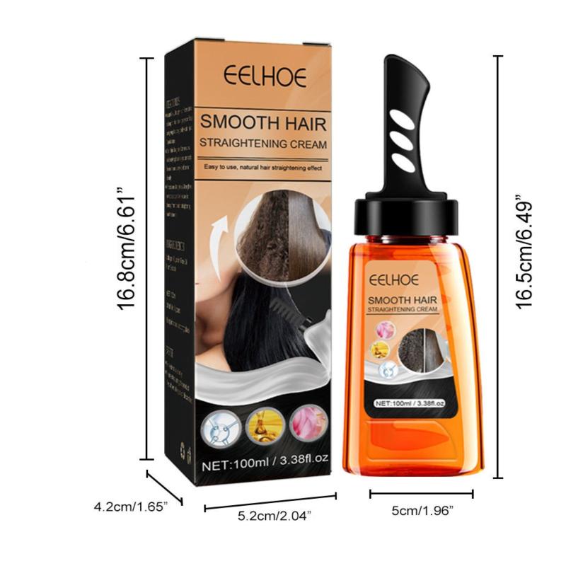 100ml Smoothing Hair Cream for All Hair Types - Frizz Repair & Protection