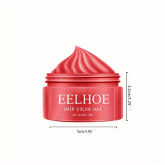 30ml Temporary Hair Wax Colorful Hair Mud Long Lasting Washable Hair