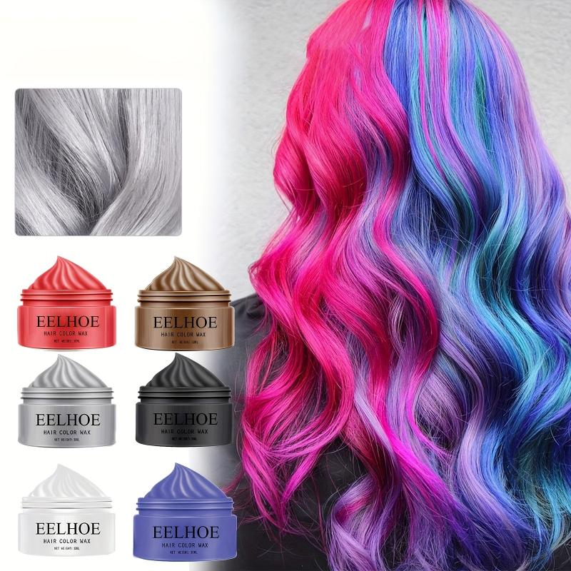30ml Temporary Hair Wax Colorful Hair Mud Long Lasting Washable Hair