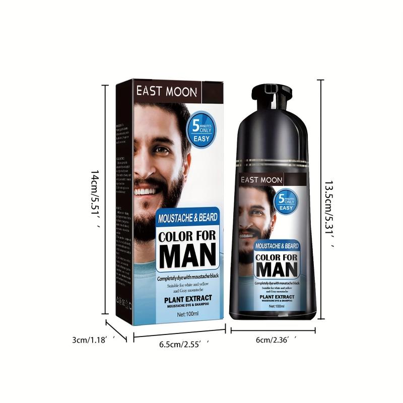 Men's Beard Dyeing Cream Darkening Wash