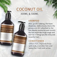 Coconut Shampoo & Conditioner 500ml Hair Care for Women & Men