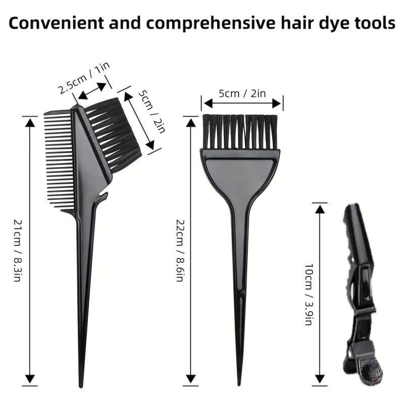 Hair Dyeing Kit Professional Hair Dye Tools Coloring Brush And Bowl Set